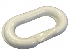 Faithfull Plastic Joining Links 8mm White (Pack 4)