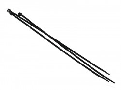 Faithfull Cable Ties Black 3.6 x 200mm (Pack 100)