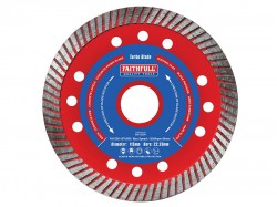 Faithfull Turbo Cut Diamond Blade 115 x 22mm