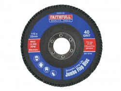 Faithfull Abrasive Jumbo Flap Disc 115mm Coarse