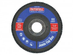 Faithfull Flap Disc 115mm Medium