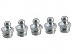 Faithfull Grease Nipple Straight M10 x 1.5 (Pack 5)