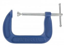 Faithfull Medium-Duty G-Clamp 100mm (4in)