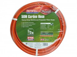 Faithfull Prestige Heavy-Duty Garden Hose 50m 12.5mm (1/2in) Diameter