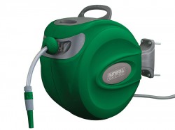 Faithfull Auto Hose Reel With Wall Bracket 30m