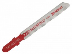 Faithfull 8009-HSS Metal Cutting Jigsaw Blades Pack of 5 T118A