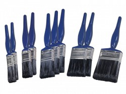 Faithfull Utility Paint Brush Set, 10 Piece