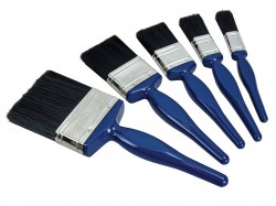 Faithfull Utility Paint Brush Set, 5 Piece