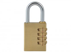 Faithfull Brass Combination Padlock 38mm