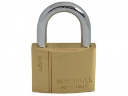 Faithfull Brass Padlock 50mm 3 Keys