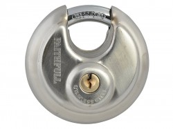 Faithfull Stainless Steel Discus Padlock 70mm