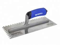 Faithfull Prestige Notched Trowel 275 x 115mm (11 x 4.1/2in) 6mm Notch