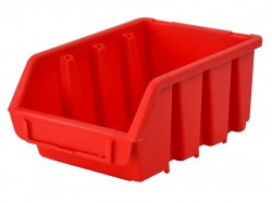 Faithfull Interlocking Storage Bin Size 2L Red 116 x 212 x 75mm