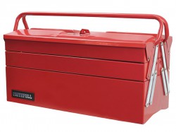 Faithfull Metal Cantilever Toolbox - 5 Tray 40cm (16in)