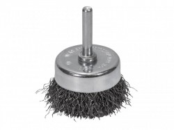 Faithfull Wire Cup Brush 50mm x 6mm Shank, 0.30mm Wire