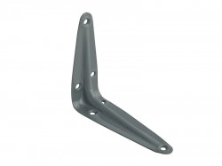 Forge London Shelf Bracket Grey 79 x 95mm (3 x 4in) Pack of 20