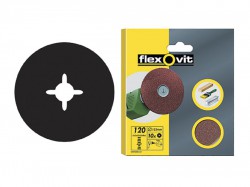 Flexovit Drill Mountable Disc 125mm Coarse 50G (Pack 10)