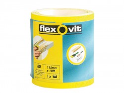 Flexovit High-Performance Sanding Roll 115mm x 5m Fine 120G