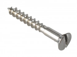 ForgeFix Multi-Purpose Screw SL Raised Head Chrome Plated 3.5 x 25mm ForgePack 40