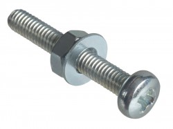 Forgefix Machine Screw Pozi Pan Head ZP M3 x 20mm Forge Pack 20