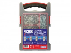 ForgeFix Speed Plug Zinc Plasterboard Fixing Kit, 300 Piece