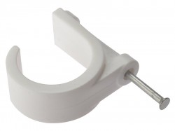 ForgeFix Pipe Clip with Masonry Nail 28mm Box 50