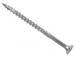 ForgeFix ForgeFast Pozi Compatible Exterior Screws eTech Silver 4.0 x 50mm Box 200