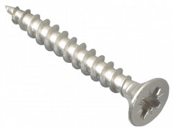 ForgeFix Multi-Purpose Pozi Compatible Screw CSK ST S/Steel 4.0 x 30mm Box 200