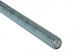 Forgefix Threaded Rod Zinc Plated M8 x 1m Single