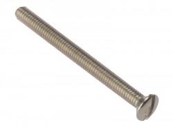 Forgefix Socket Screw Slotted Raised Head Nickel Plated 3.5 x 40mm Bag 100