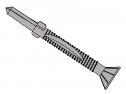 ForgeFix TechFast Timber to Steel CSK/Wing Screw No.5 Tip 5.5 x 110mm Box 50