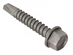 ForgeFix TechFast Roofing Sheet to Steel Hex Screw No.3 Tip 5.5 x 75mm Box 100