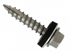 ForgeFix TechFast Metal Roofing to Timber Hex Screw T17 Gash Point 6.3 x 60mm Box 100