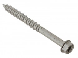 ForgeFix TechFast Masonry Screw TORX Compatible Hex 6.3 x 82mm (Box 100)