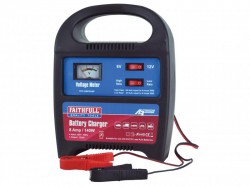 Faithfull Power Plus Battery Charger 9-112ah 8 Amp 240 Volt