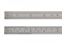 Fisco 706S Stainless Steel Rule 150mm / 6in