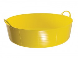 Red Gorilla Gorilla Tub Shallow 35 litre - Yellow