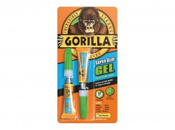 Gorilla Glue Gorilla Superglue Gel 3g (Twin Pack)