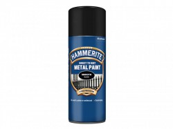 Hammerite Direct to Rust Smooth Finish Aerosol Black 400ml