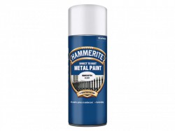 Hammerite Direct to Rust Smooth Finish Aerosol Silver 400ml