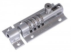 Squire CombiBolt 4 Re-Codable Locking Bolt Chrome 120mm