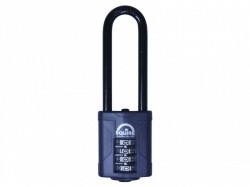 Squire CP40/2.5 Combination Padlock 4-Wheel 40mm Extra Long Shackle 63mm