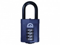 Squire CP50/1.5 Combination Padlock 4-Wheel 50mm Long Shackle 38mm