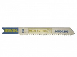 IRWIN U118B Jigsaw Blades Metal Cutting Pack of 5