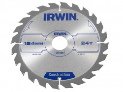 IRWIN Construction Circular Saw Blade 184 x 30mm x 24T ATB