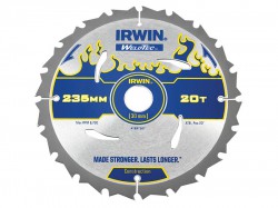 IRWIN Weldtec Circular Saw Blade 235 x 30mm x 20T ATB