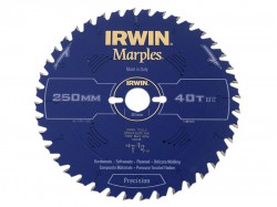 IRWIN Marples Circular Saw Blade 250 x 30mm x 40T ATB