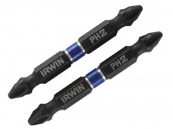 IRWIN Impact Double-Ended Screwdriver Bits Phillips PH2 60mm (Pack 2)