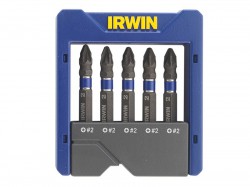 IRWIN Pozidriv Impact Screwdriver Pocket Bit Set, 5 Piece