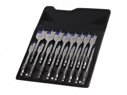 IRWIN Blue Groove 4X Flat Bit Set, 17 Piece